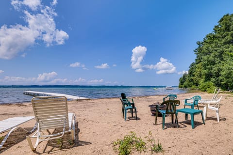 Torch Lake Getaway w/ Private Beach + Boat Dock! Cottage in Torch Lake