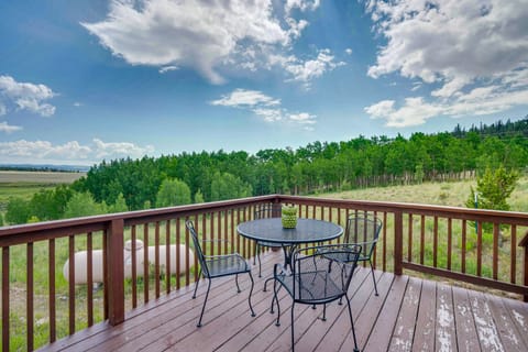 24-00050 Mtn Views & Deck: Fairplay Cabin House in Park County