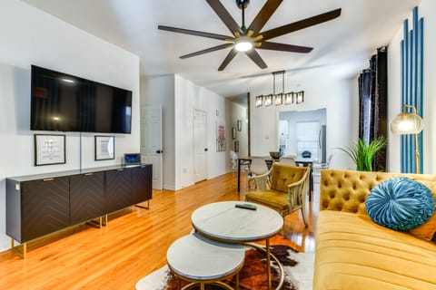 Colorful Baton Rouge Home: Deck, Grill & Fire Pit House in Baton Rouge