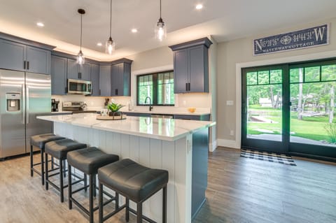 Fire Pit & Lake Views: Cozy Crooked River Retreat! Cottage in Michigan