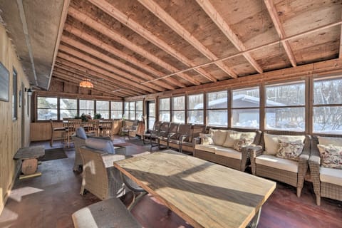 Snowmobile, Ice Fish & Explore! Lang Lake Cabin House in Wisconsin