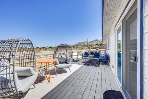 High-Desert Home w/ Hot Tub & Cowboy Pool House in Joshua Tree