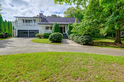 Porch, Yard & Creek Access: Spacious Sylva Home! House in Swain County