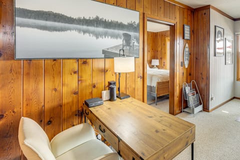 Waterfront Cottage w/ Dock & Views in Six Lakes! Cottage in Michigan