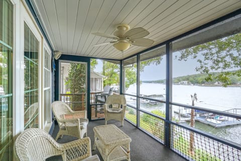 Dock w/ Deck & Waterslide: Lake of the Ozarks Gem! House in Lake of the Ozarks