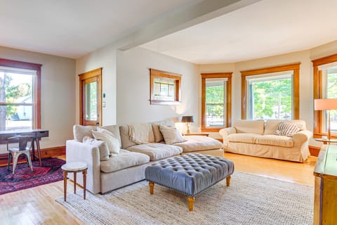 Near Lake: Historic Boyne City Home w/ Fire Pit! House in Boyne City