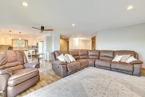 Dock & Views: Waterfront Home in Wabasha! House in Wisconsin