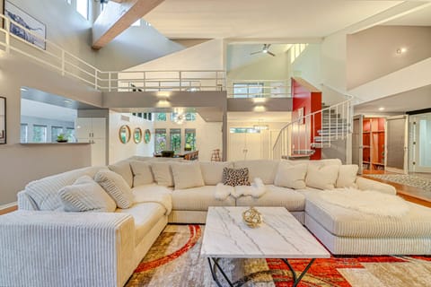 7 Mi to Skiing: Lake George Home w/ Large Patio House in Queensbury