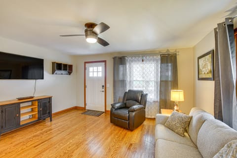 4 Mi to Kentucky Downs: Countryside House House in Tennessee