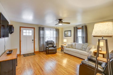 4 Mi to Kentucky Downs: Countryside House House in Tennessee