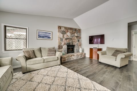 Dock & Views: Lake Mitchell Home in Cadillac! House in Michigan