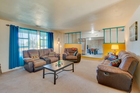 11 Mi to Skiing: Valdez Home w/ Mtn Views! House in New Mexico