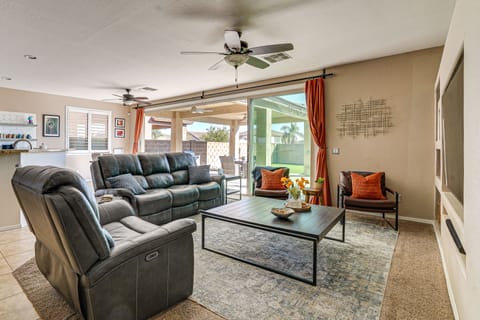 5 Mi to Surprise Stadium: Chic Home w/ Pool House in Surprise