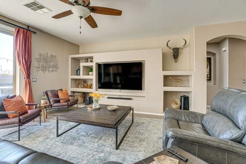 5 Mi to Surprise Stadium: Chic Home w/ Pool House in Surprise