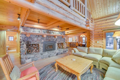 Lakefront Cabin w/ Sauna & Dock in Webster! House in Wisconsin