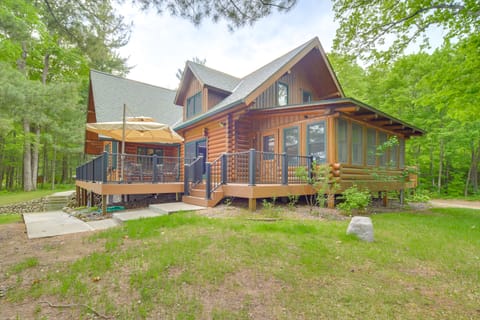 Lakefront Cabin w/ Sauna & Dock in Webster! House in Wisconsin
