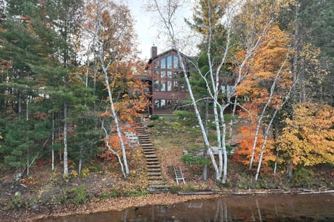 Lakefront Gem w/ Dock & Views in Lac Du Flambeau House in Wisconsin