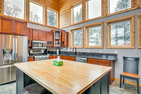 Lakefront Gem w/ Dock & Views in Lac Du Flambeau House in Wisconsin