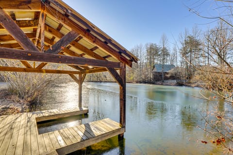 Sevierville Angler's Cabin w/ Pond Access! House in Sevier County