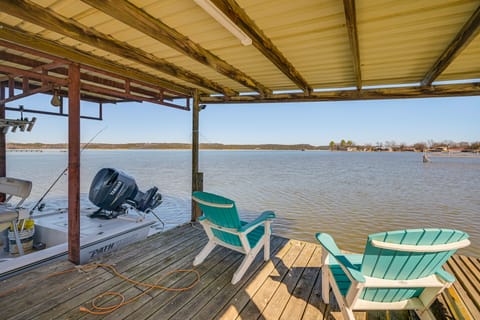 Dock & Patio: Possum Kingdom Lake House House in Possum Kingdom Lake