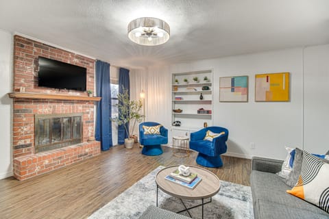 Right Off Route 66: Retro Vinita Home w/ Game Room House in Ozark Mountains