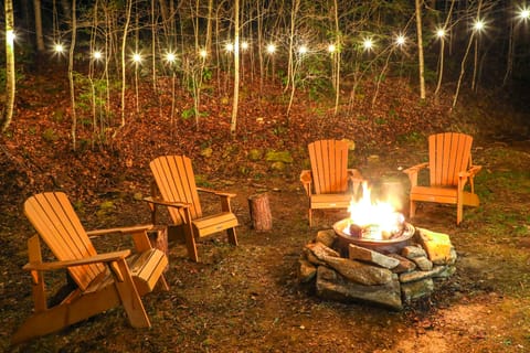 Tree-Lined Cabin w/ Hot Tub & Deck in Bryson City House in Swain County
