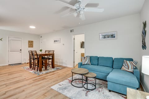 Walk to Beach: Getaway w/ Fire Pit in St Augustine Apartment in Butler Beach