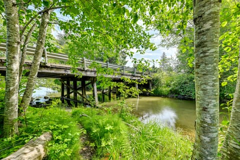 Walk to Beach: Creek-Front Sekiu Home w/ Fire Pit! House in Vancouver Island