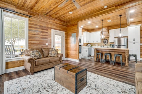 Furnished Deck + Views: Rural Schulenburg Retreat House in Texas