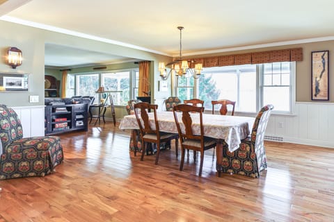 Private Dock at Lake George Getaway House in Queensbury