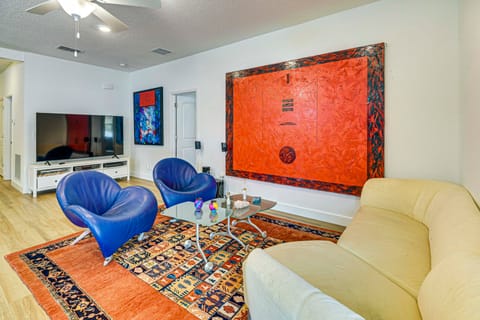 7 Mi to Flagler Beach: Breezy Stay w/ Pool Access! House in Palm Coast