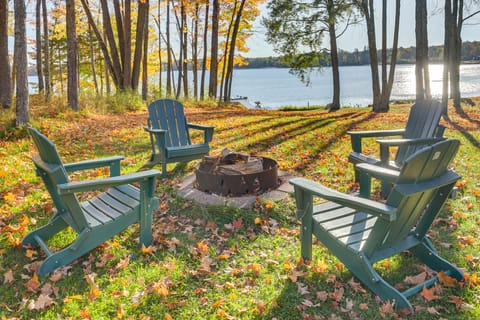 Private Dock, BBQ Ready: Lakefront Fifield Home! House in Wisconsin