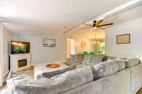 Private Dock: Pet-Friendly Home on Lake Sinclair House in Lake Sinclair