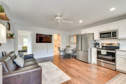 Walk to Shops & Dining: Downtown Condo in Helen Apartment in Helen