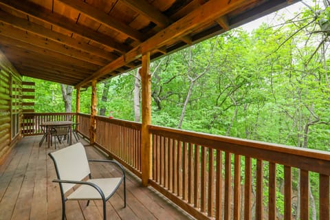 4 Mi to Marina: Cozy Log Cabin in Eureka Springs! House in Beaver Lake