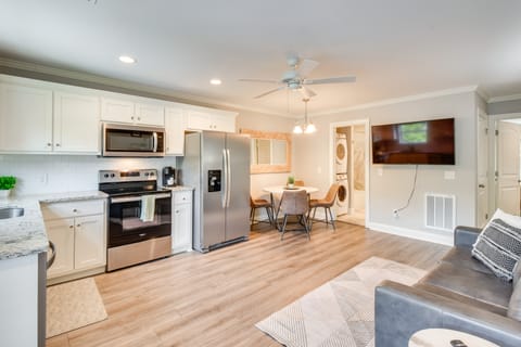 1 Block to Main St & River: Downtown Helen Condo Apartment in Helen