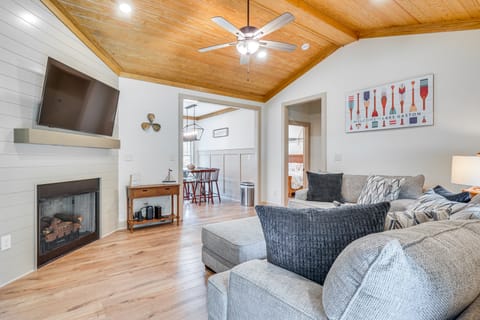 Walk to Lake Gaston: Family Home w/ Yard House in Lake Gaston