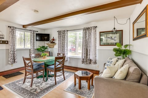 Walk to Gray Lake: Cottage w/ Grill & Fire Pit House in Michigan