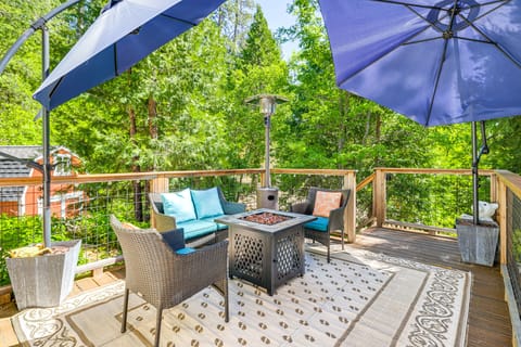 Peaceful Forest Views & Patio: Twain Harte Home House in Twain Harte