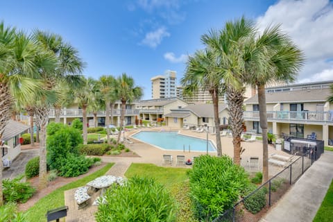 Chic & Elevated Decor: Beachfront PCB Gem w/ Patio Apartment in Lower Grand Lagoon