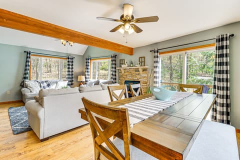 Game Room + Lake Access: Albrightsville Escape Cottage in Hickory Run State Park