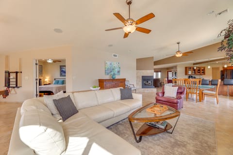 Home Near El Conquistador Golf: Hot Tub + Mtn View House in Casas Adobes