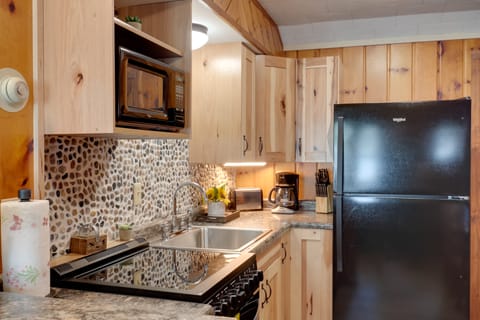 Dock + Views: Wooded Cabin on South Twin Lake House in Wisconsin