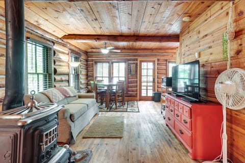 Pier & Lake-View Patio: Wisconsin Northwoods Cabin House in Wisconsin