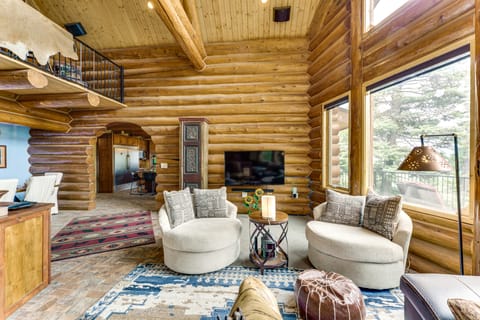 Secluded Angel Fire Retreat: Deck + Stunning View! House in Angel Fire