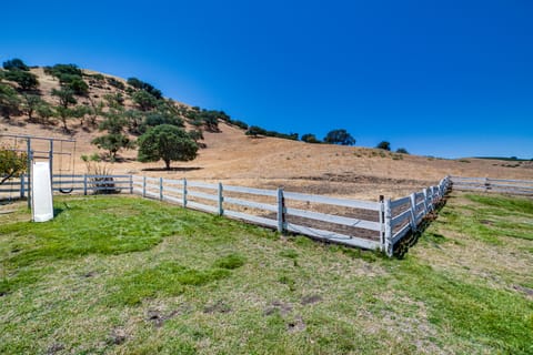 Fenced Yard & Outdoor Bar: Hillside Paicines Home! House in Sierra Nevada