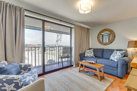 Carolina Beach Condo w/ Marina View, on Boardwalk Apartment in Carolina Beach