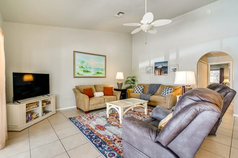 Walk to Sugar Sands: Retreat in Fort Myers Beach House in Estero Island