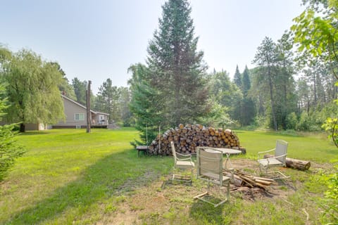 'Pine Haven' Family Escape in Menahga: Fish & Hunt House in Minnesota