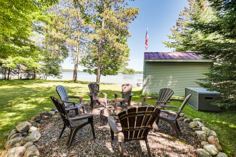 Solberg Lake House: Dock, Deck + Stunning Views! House in Wisconsin